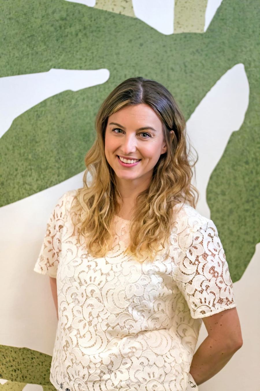 Psychotherapeutin Linda Dehondt in ihrer Praxis in Wien 1030